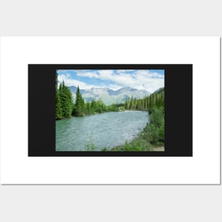 Wheaton River alpine valley Yukon Territory Canada Posters and Art